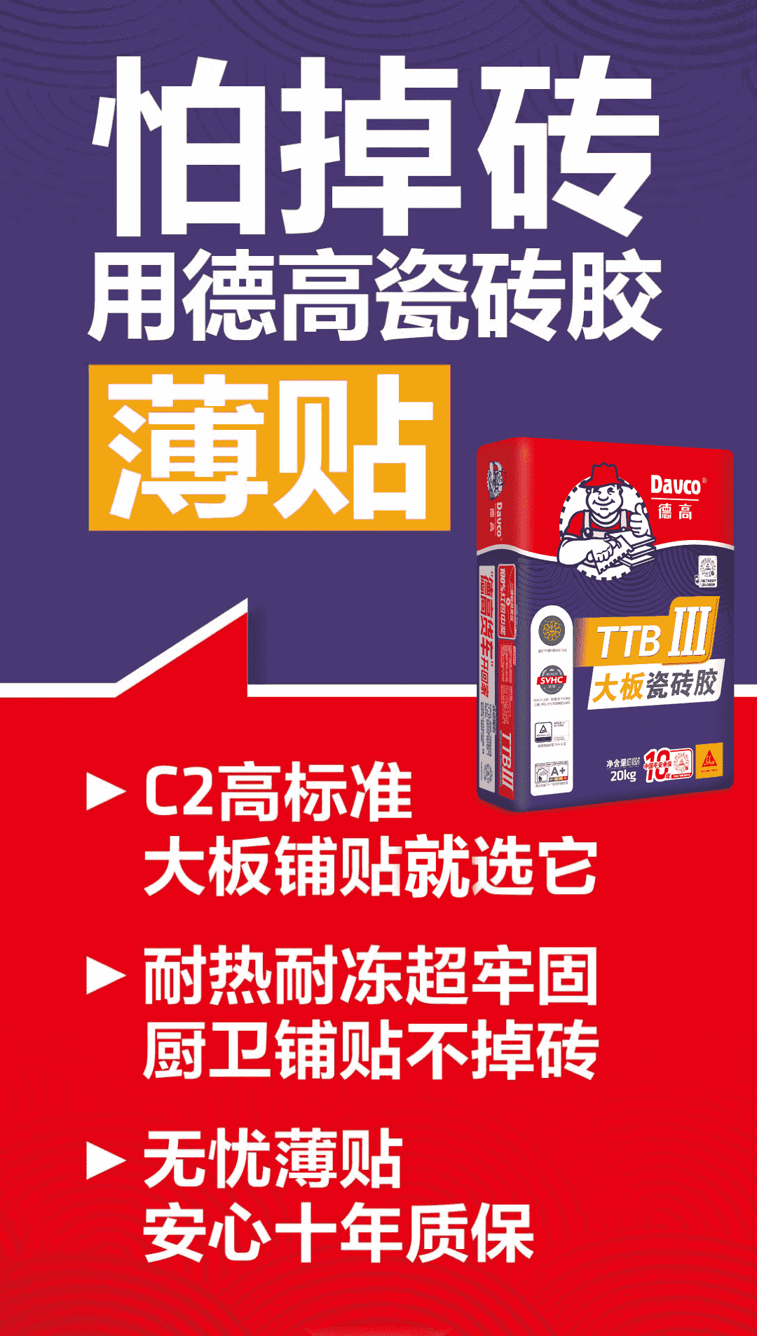 還搞不懂瓷磚膠的C1級？C2級？